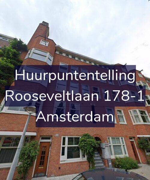 Foto gevel Huurpuntentelling voor Rooseveltlaan 178-1, Amsterdam