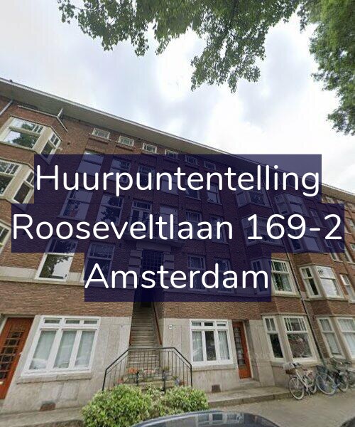Foto gevel Huurpuntentelling voor Rooseveltlaan 169-2, Amsterdam