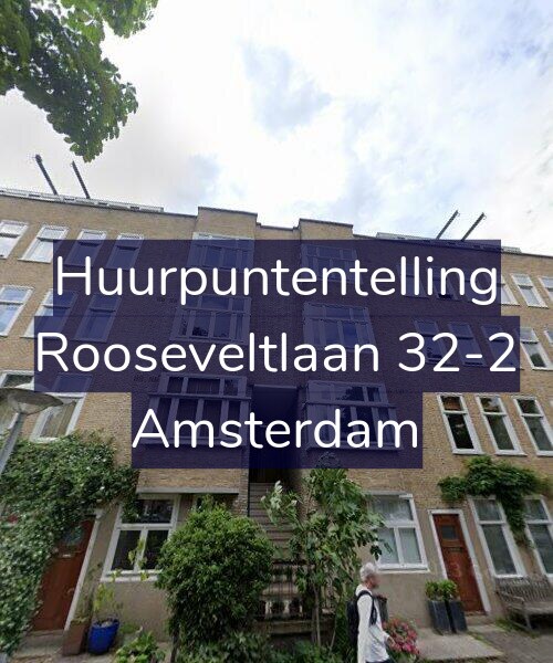 Foto gevel Huurpuntentelling voor Rooseveltlaan 32-2, Amsterdam