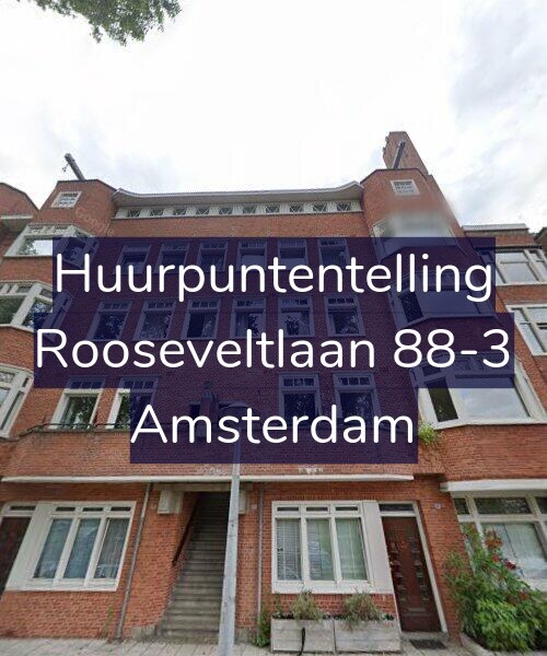 Foto gevel Huurpuntentelling voor Rooseveltlaan 88-3, Amsterdam
