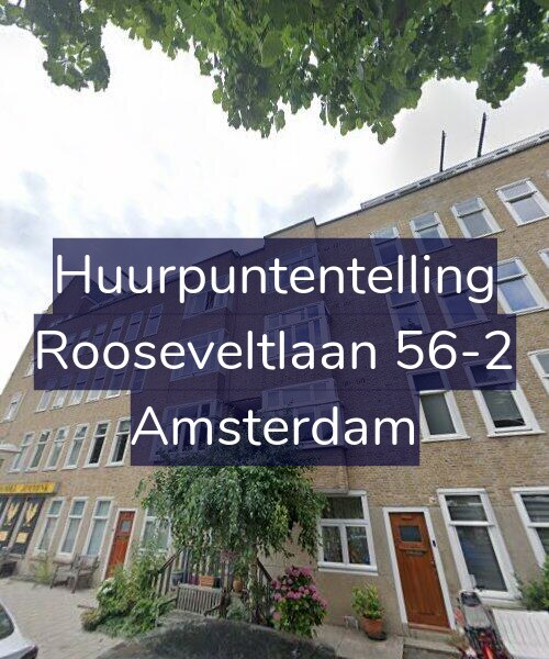 Foto gevel Huurpuntentelling voor Rooseveltlaan 56-2, Amsterdam