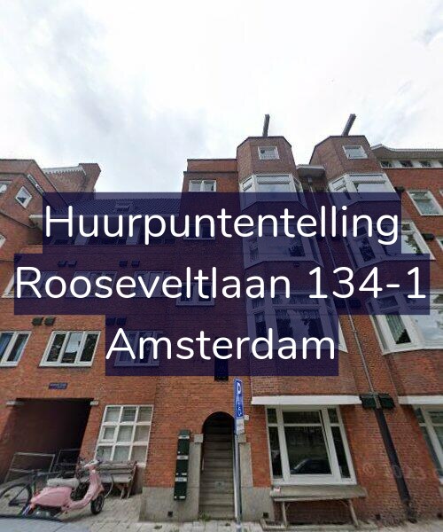 Foto gevel Huurpuntentelling voor Rooseveltlaan 134-1, Amsterdam