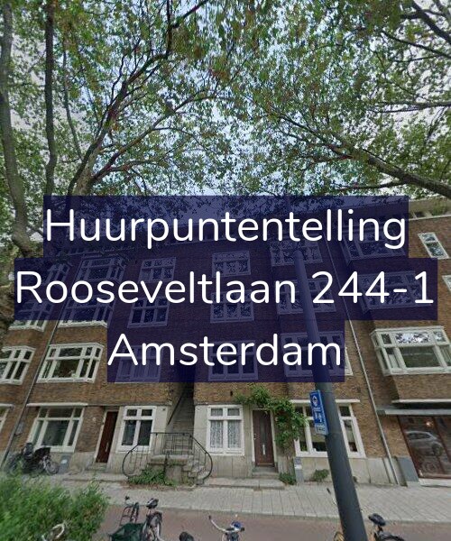 Foto gevel Huurpuntentelling voor Rooseveltlaan 244-1, Amsterdam