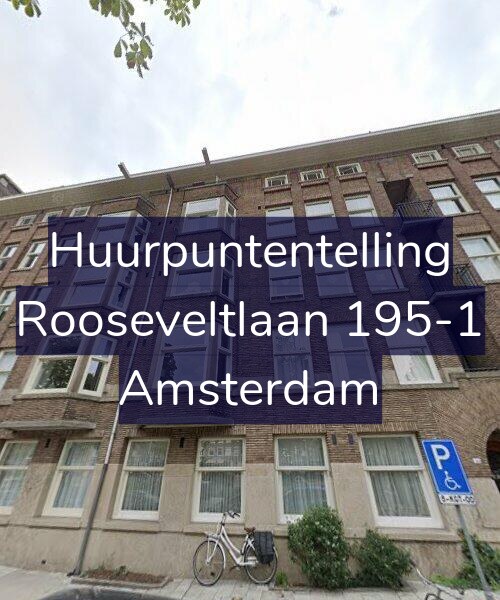 Foto gevel Huurpuntentelling voor Rooseveltlaan 195-1, Amsterdam