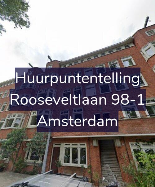 Foto gevel Huurpuntentelling voor Rooseveltlaan 98-1, Amsterdam