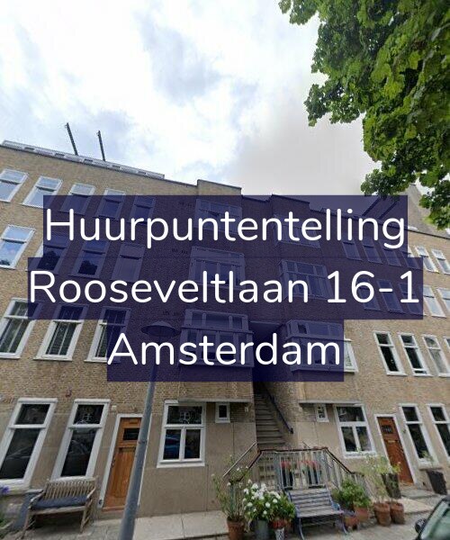 Foto gevel Huurpuntentelling voor Rooseveltlaan 16-1, Amsterdam