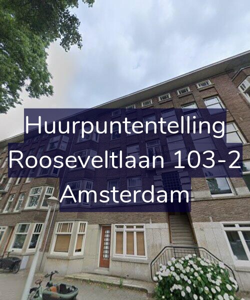 Foto gevel Huurpuntentelling voor Rooseveltlaan 103-2, Amsterdam