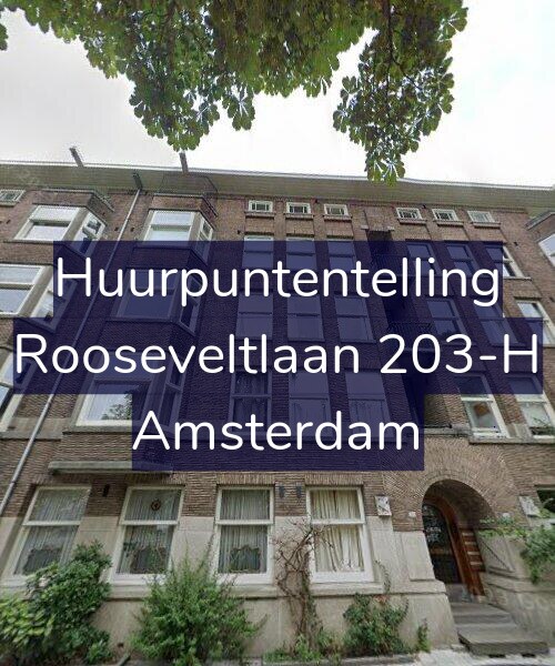 Foto gevel Huurpuntentelling voor Rooseveltlaan 203-H, Amsterdam