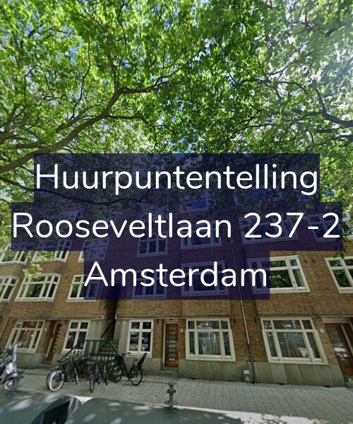 Foto gevel Huurpuntentelling voor Rooseveltlaan 237-2, Amsterdam