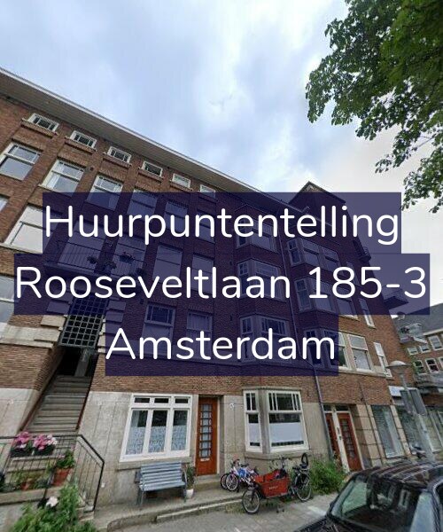 Foto gevel Huurpuntentelling voor Rooseveltlaan 185-3, Amsterdam