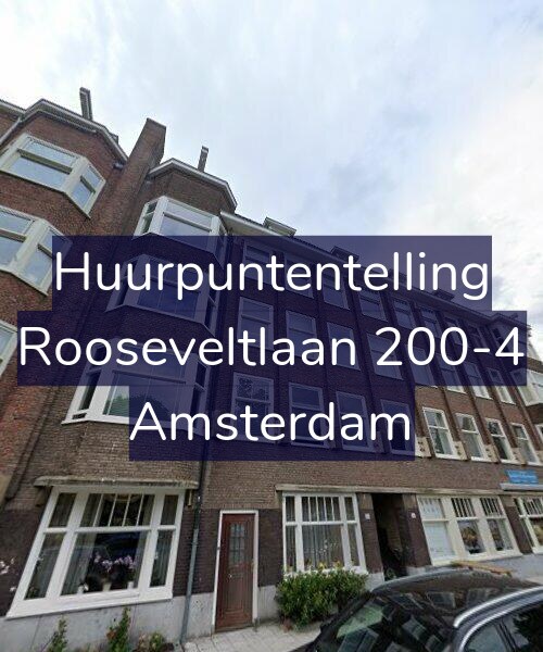 Foto gevel Huurpuntentelling voor Rooseveltlaan 200-4, Amsterdam