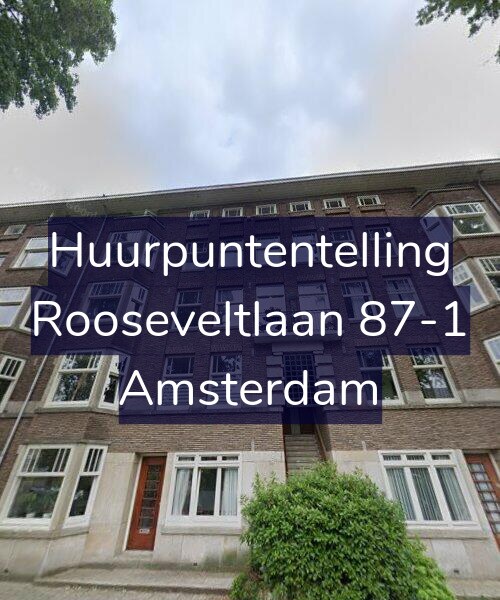 Foto gevel Huurpuntentelling voor Rooseveltlaan 87-1, Amsterdam