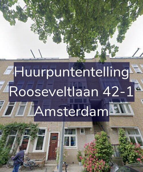 Foto gevel Huurpuntentelling voor Rooseveltlaan 42-1, Amsterdam