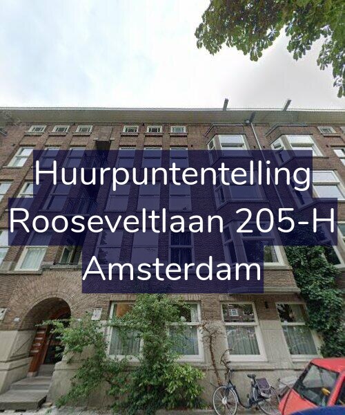 Foto gevel Huurpuntentelling voor Rooseveltlaan 205-H, Amsterdam