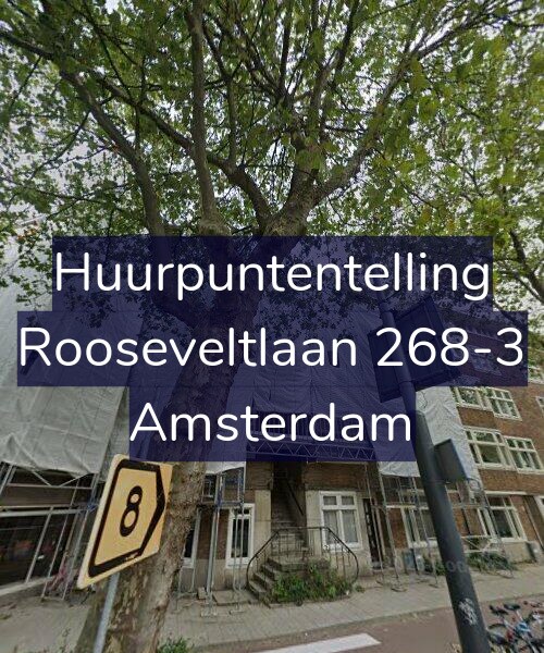Foto gevel Huurpuntentelling voor Rooseveltlaan 268-3, Amsterdam