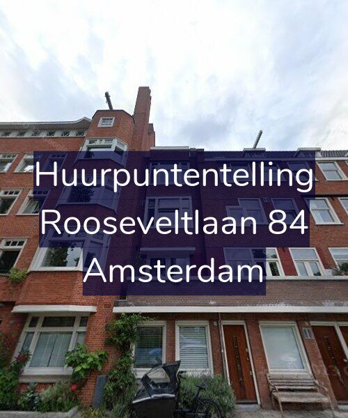 Foto gevel Huurpuntentelling voor Rooseveltlaan 84, Amsterdam