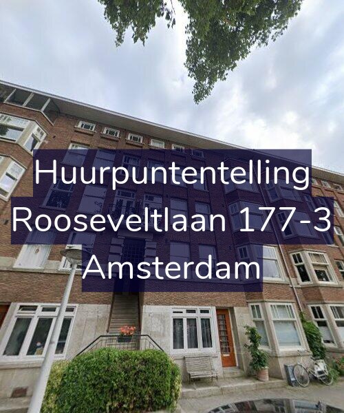 Foto gevel Huurpuntentelling voor Rooseveltlaan 177-3, Amsterdam