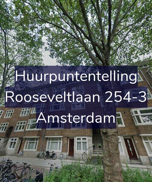 Foto gevel Huurpuntentelling voor Rooseveltlaan 254-3, Amsterdam