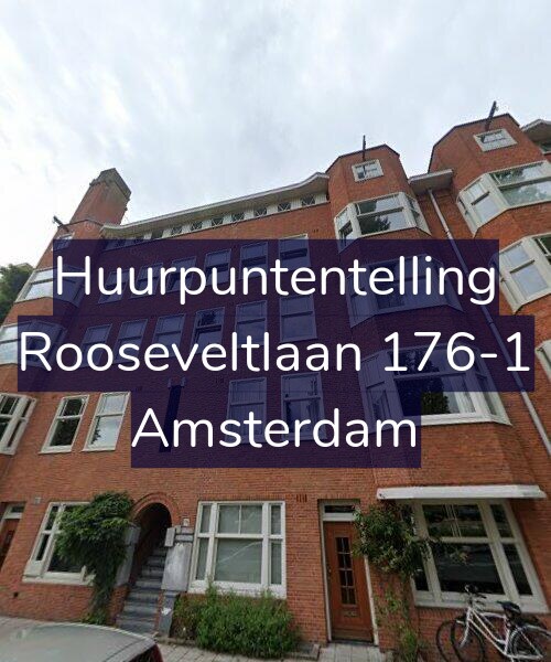 Foto gevel Huurpuntentelling voor Rooseveltlaan 176-1, Amsterdam