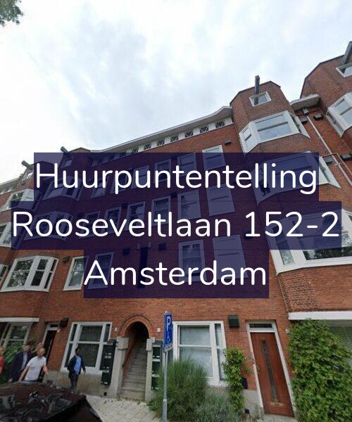 Foto gevel Huurpuntentelling voor Rooseveltlaan 152-2, Amsterdam