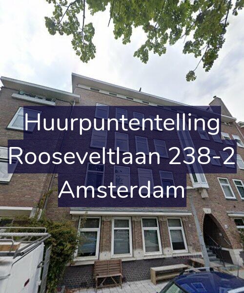 Foto gevel Huurpuntentelling voor Rooseveltlaan 238-2, Amsterdam