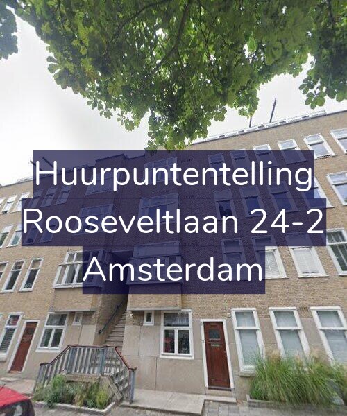 Foto gevel Huurpuntentelling voor Rooseveltlaan 24-2, Amsterdam
