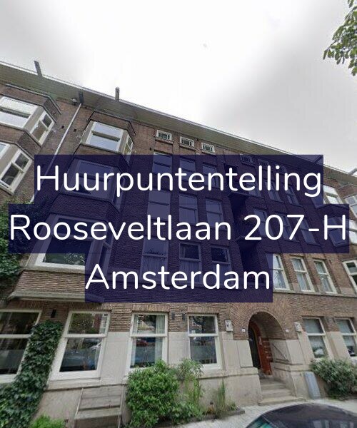 Foto gevel Huurpuntentelling voor Rooseveltlaan 207-H, Amsterdam