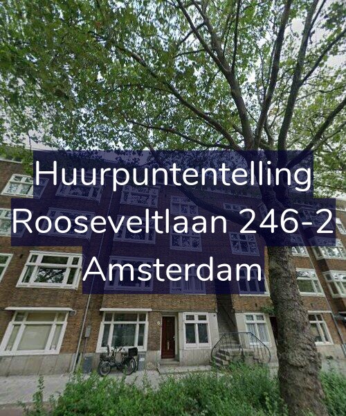 Foto gevel Huurpuntentelling voor Rooseveltlaan 246-2, Amsterdam