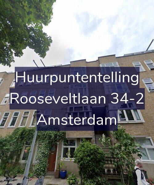 Foto gevel Huurpuntentelling voor Rooseveltlaan 34-2, Amsterdam
