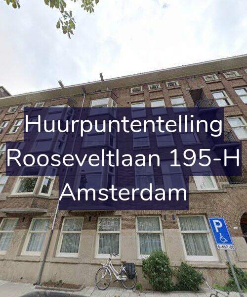 Foto gevel Huurpuntentelling voor Rooseveltlaan 195-H, Amsterdam