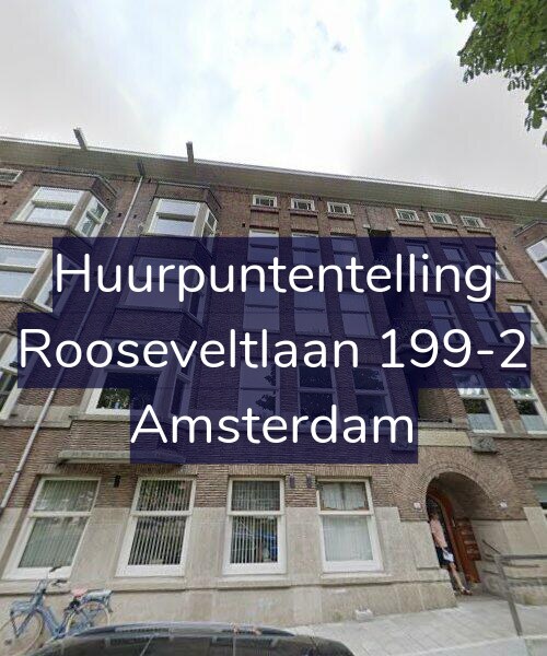 Foto gevel Huurpuntentelling voor Rooseveltlaan 199-2, Amsterdam