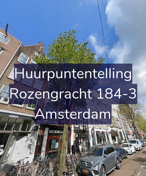 Foto gevel Huurpuntentelling voor Rozengracht 184-3, Amsterdam