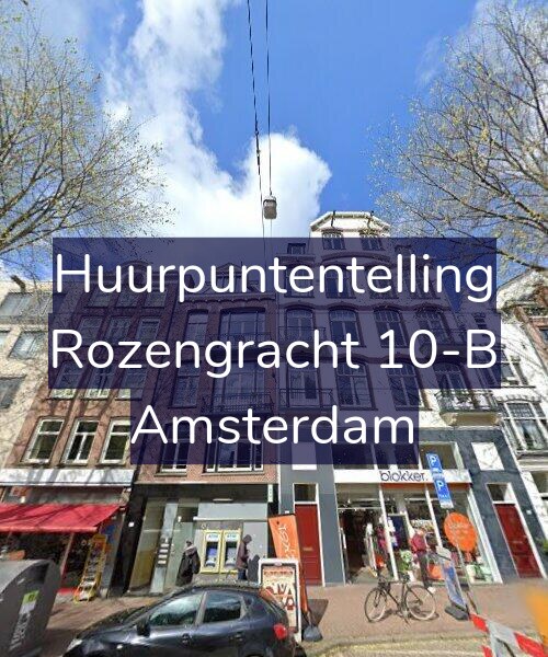 Foto gevel Huurpuntentelling voor Rozengracht 10-B, Amsterdam