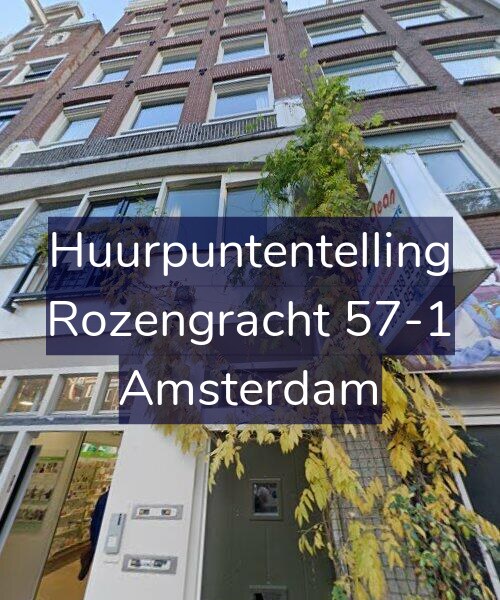 Foto gevel Huurpuntentelling voor Rozengracht 57-1, Amsterdam