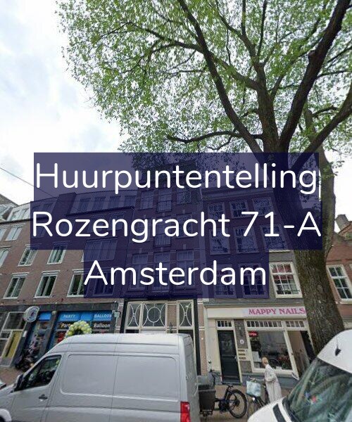 Foto gevel Huurpuntentelling voor Rozengracht 71-A, Amsterdam