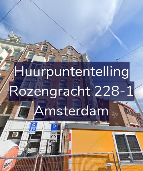 Foto gevel Huurpuntentelling voor Rozengracht 228-1, Amsterdam