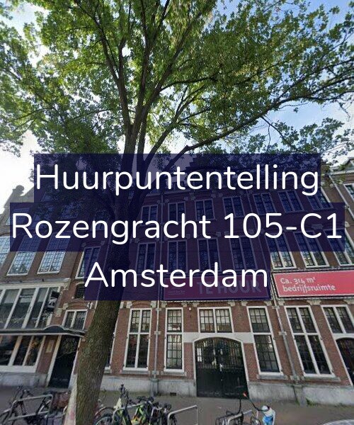 Foto gevel Huurpuntentelling voor Rozengracht 105-C1, Amsterdam