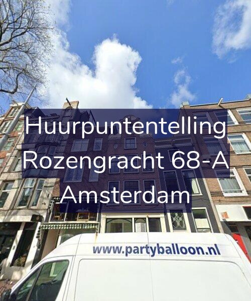 Foto gevel Huurpuntentelling voor Rozengracht 68-A, Amsterdam