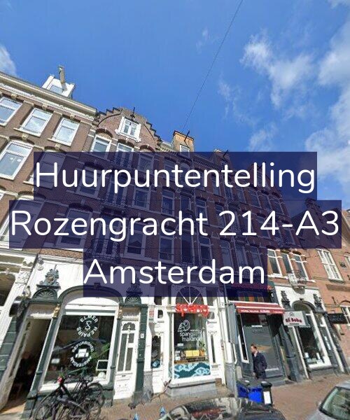 Foto gevel Huurpuntentelling voor Rozengracht 214-A3, Amsterdam