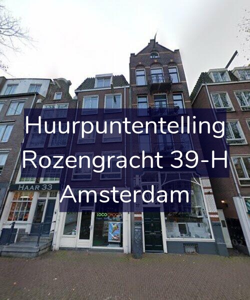 Foto gevel Huurpuntentelling voor Rozengracht 39-H, Amsterdam