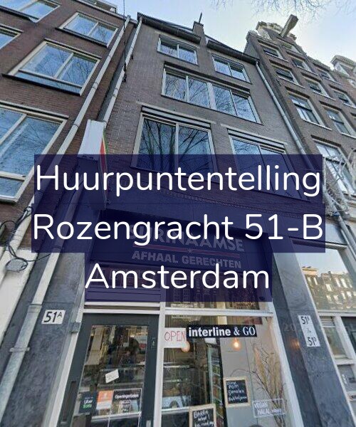 Foto gevel Huurpuntentelling voor Rozengracht 51-B, Amsterdam