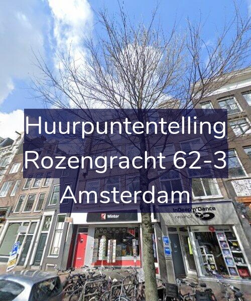 Foto gevel Huurpuntentelling voor Rozengracht 62-3, Amsterdam