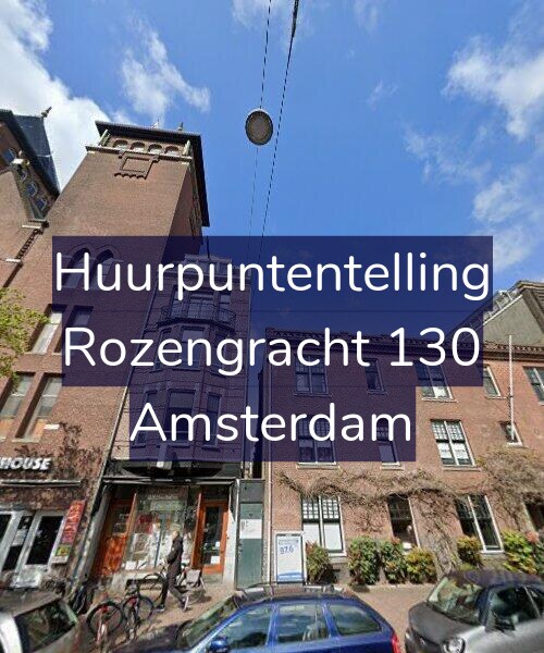 Foto gevel Huurpuntentelling voor Rozengracht 130, Amsterdam