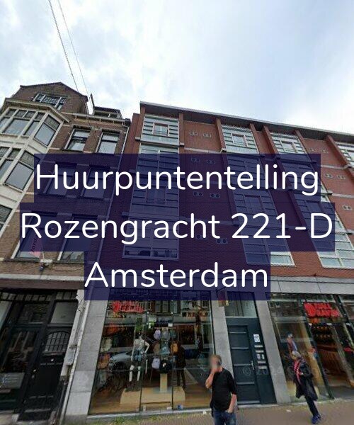 Foto gevel Huurpuntentelling voor Rozengracht 221-D, Amsterdam