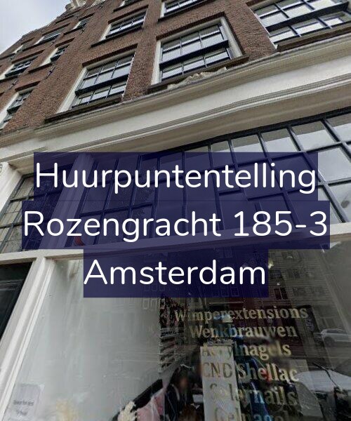 Foto gevel Huurpuntentelling voor Rozengracht 185-3, Amsterdam