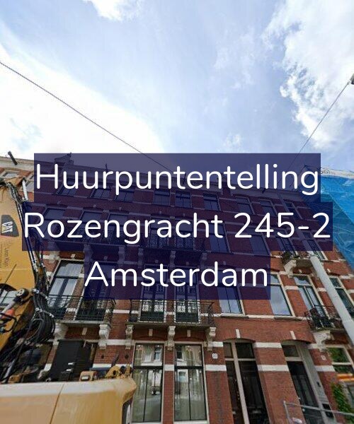 Foto gevel Huurpuntentelling voor Rozengracht 245-2, Amsterdam