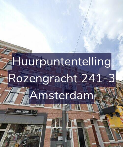 Foto gevel Huurpuntentelling voor Rozengracht 241-3, Amsterdam