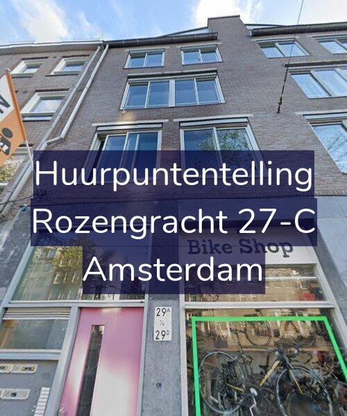 Foto gevel Huurpuntentelling voor Rozengracht 27-C, Amsterdam