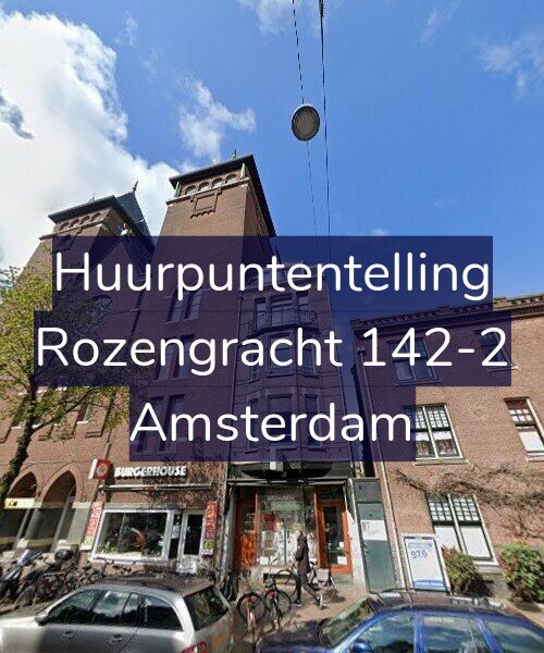 Foto gevel Huurpuntentelling voor Rozengracht 142-2, Amsterdam