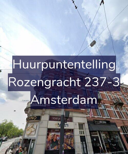 Foto gevel Huurpuntentelling voor Rozengracht 237-3, Amsterdam